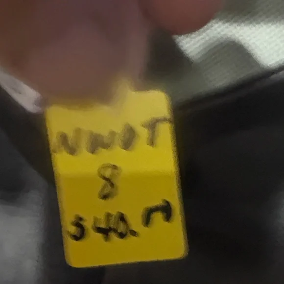 Venus W Sz 8 black faux leather pants NWOT never worn side zipper - Picture 10 of 10